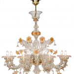 striulli vetri d'arte lampadario