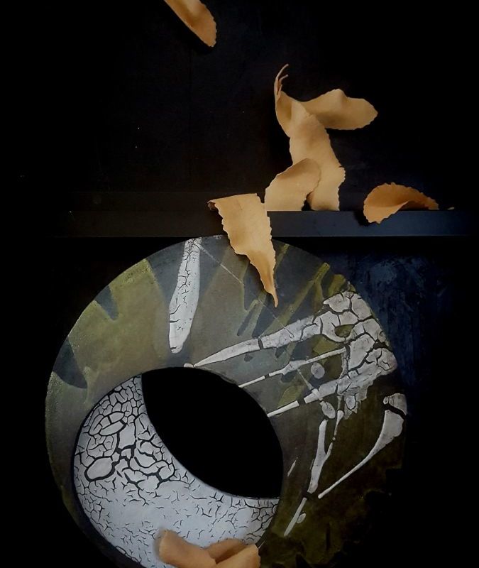 fosca rovelli raku foglie