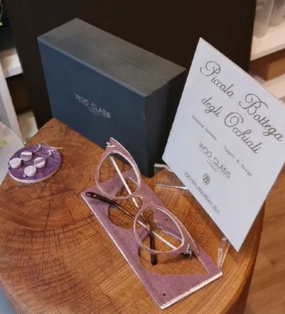 occhiale in legno su misura Woo Class